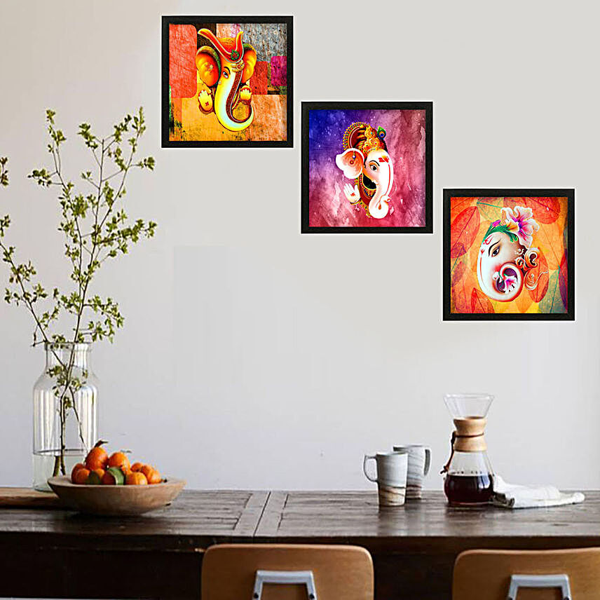 Lord ganesha art Framed Wall:Send Gifts for Parents Day