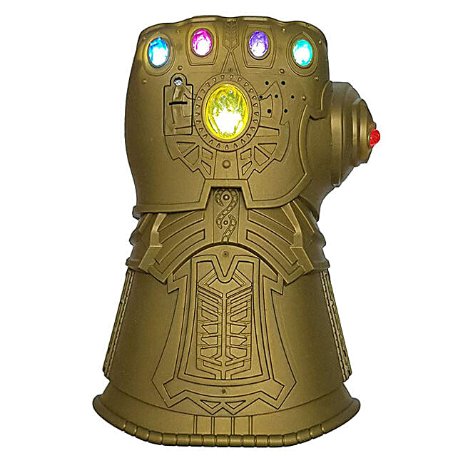 Buy/Send Kids Avengers End Game Movie Prop Toy Thanos Gauntlet