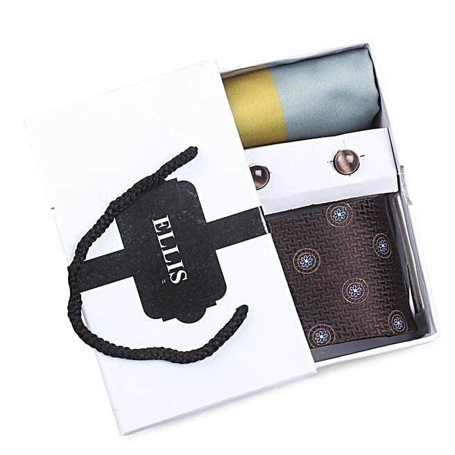 Buy/Send Stylish Brown Office Accessories For Men Online- FNP