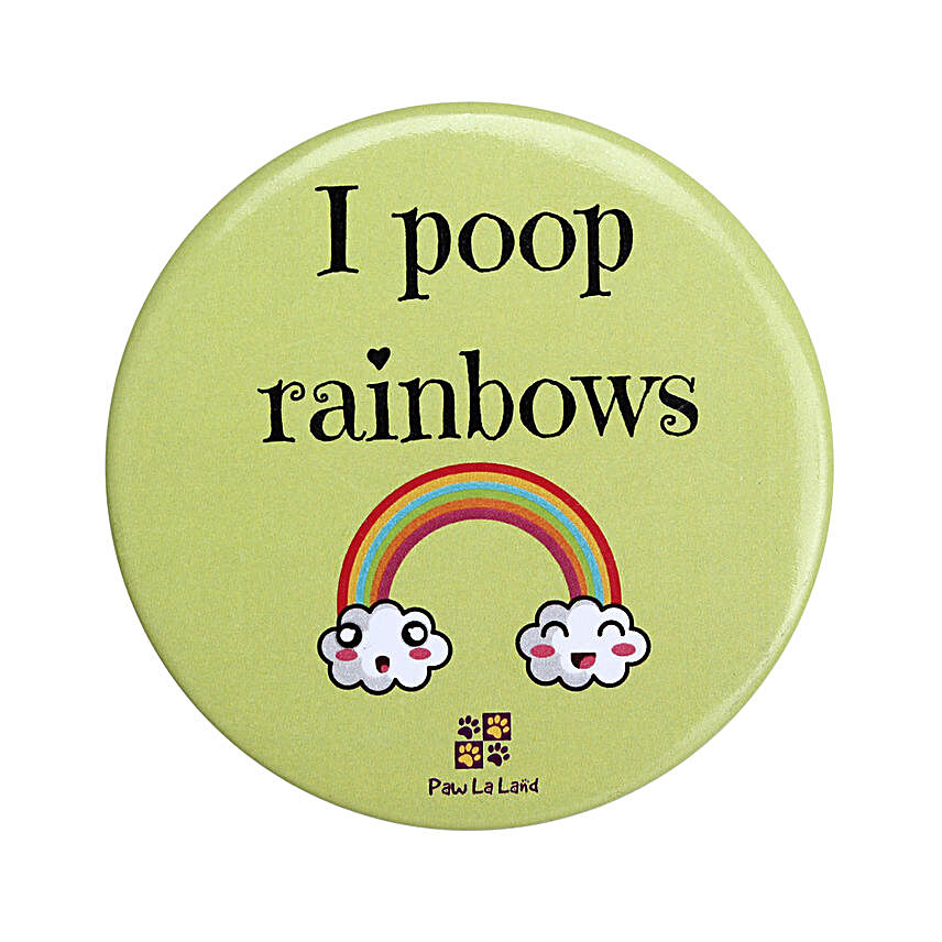 Rainbow Poop Magnet