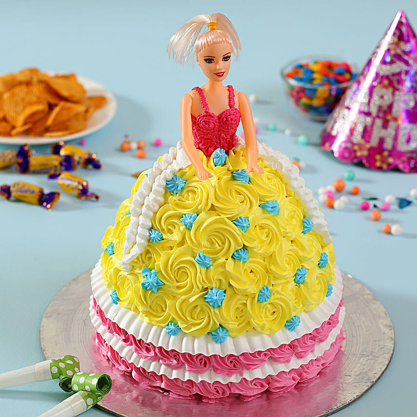 Barbie Birthday Cake Delivery Buy Send Barbie Cakes Online In India Ferns N Petals