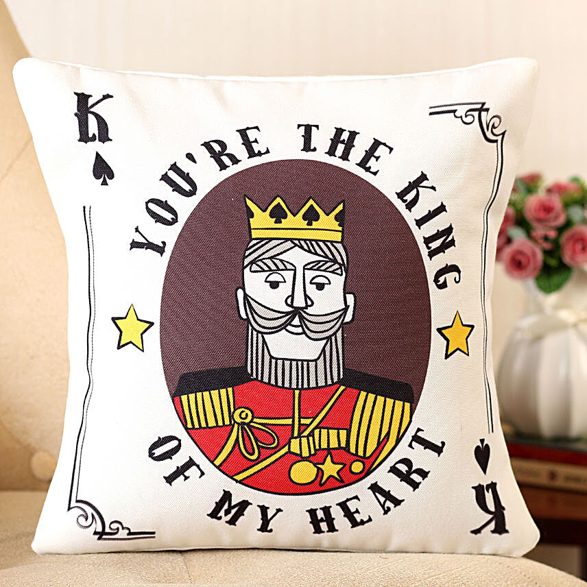 You're The King Printed Cushion