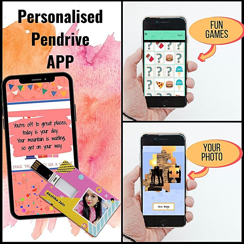 Unlock Personalised Fun Game App With Pen Drive