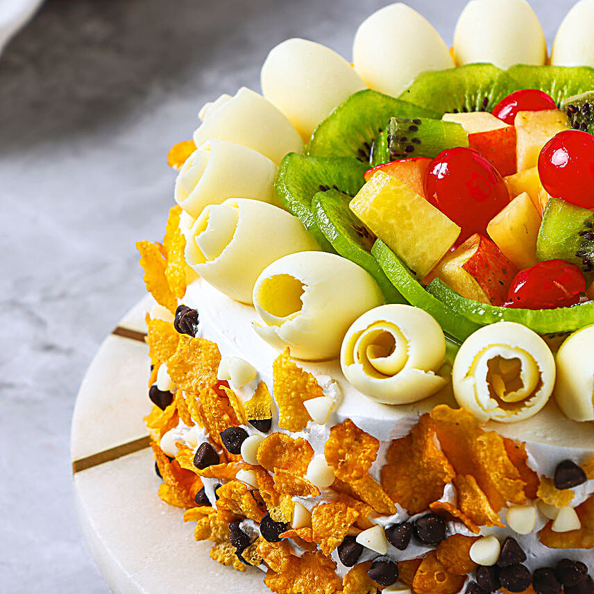 Buy/Send Fruit Overload Cake Half Kg Online Ferns N Petals