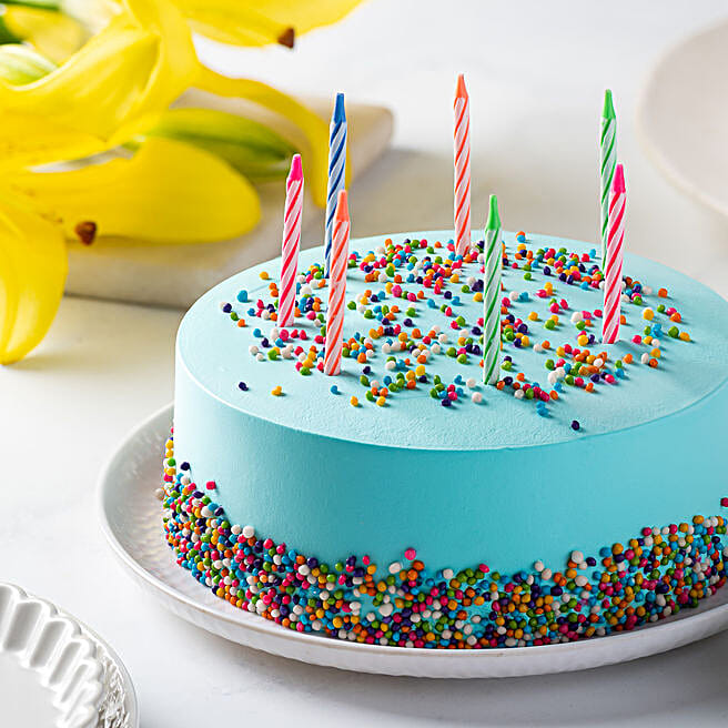 Buy/Send Heavenly Vanilla Cream Cake Half Kg Online Ferns N Petals