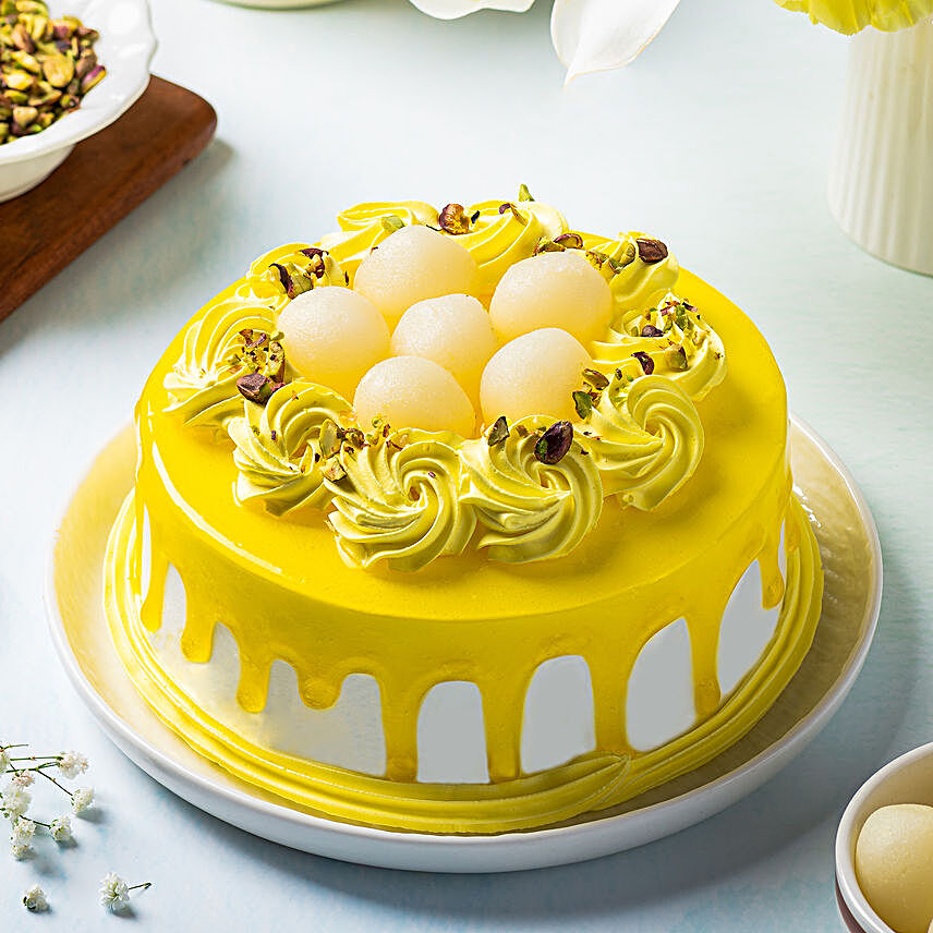 rasagulla fusion cake:Vanilla Cakes
