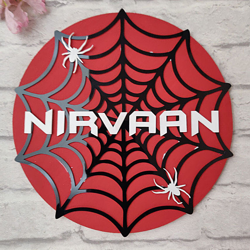 SpiderMan Theme Nameplate