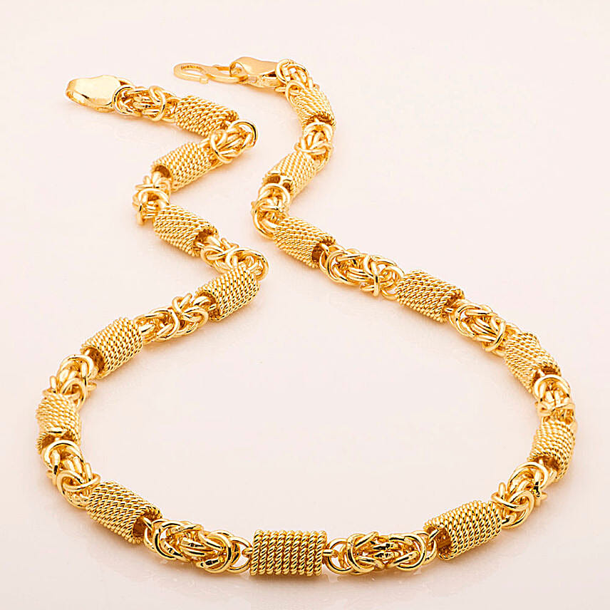 Buy Send Voylla Gold Plated Link Chain For Men Online FNP