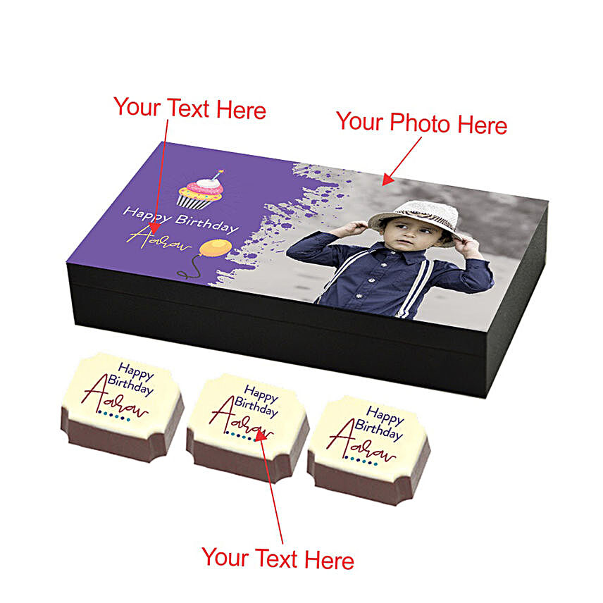Kids Special Personalised Chocolate Birthday Box