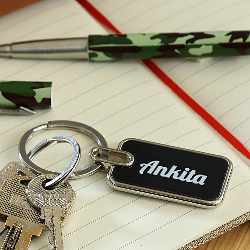 Personalised UV Print Rectangle Keychain