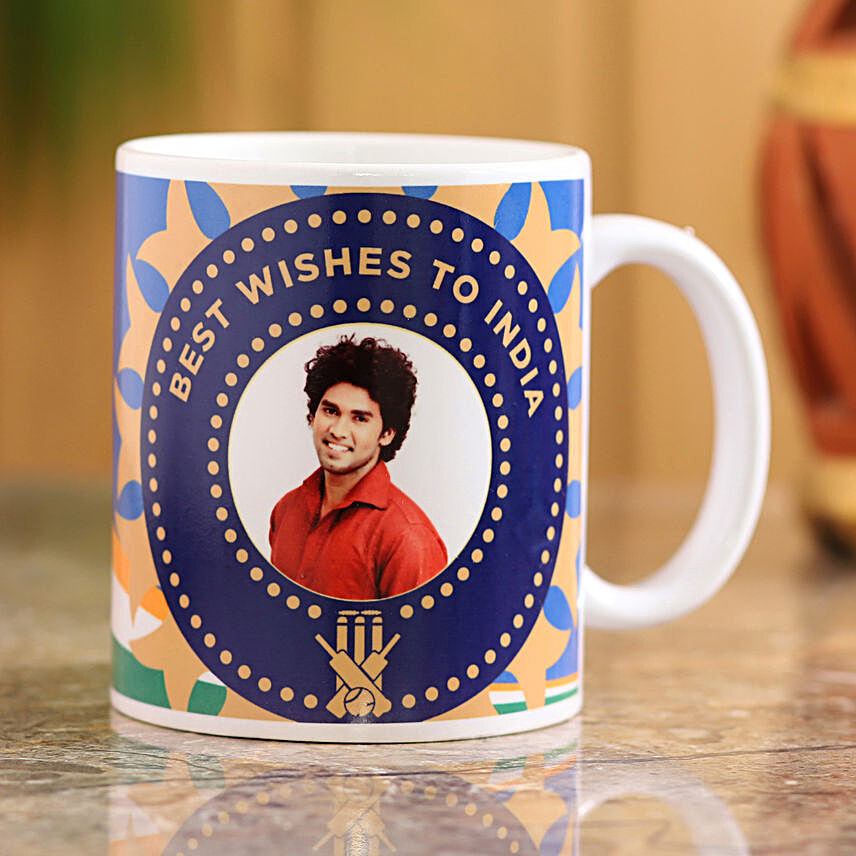 Personalised Best Wishes To India Mug