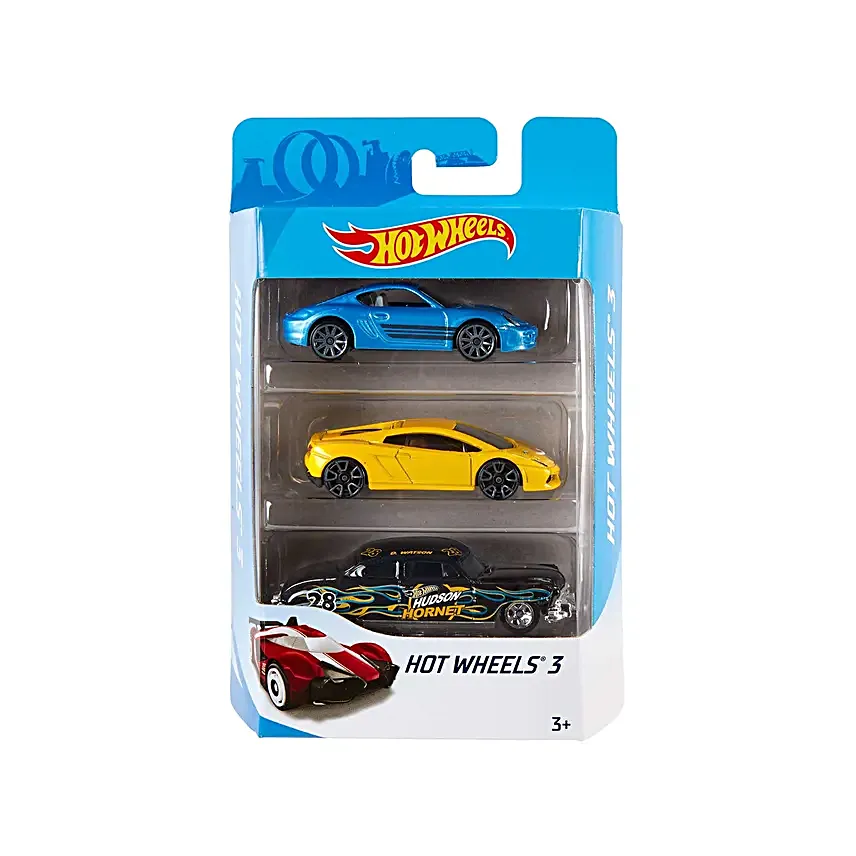 Amazing 3 Cars Hot Wheels Set