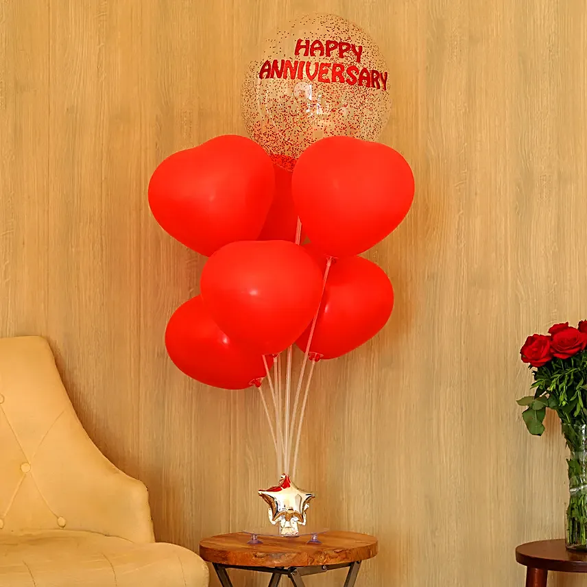 Red Balloons for Anniversary:Experiential Gifts