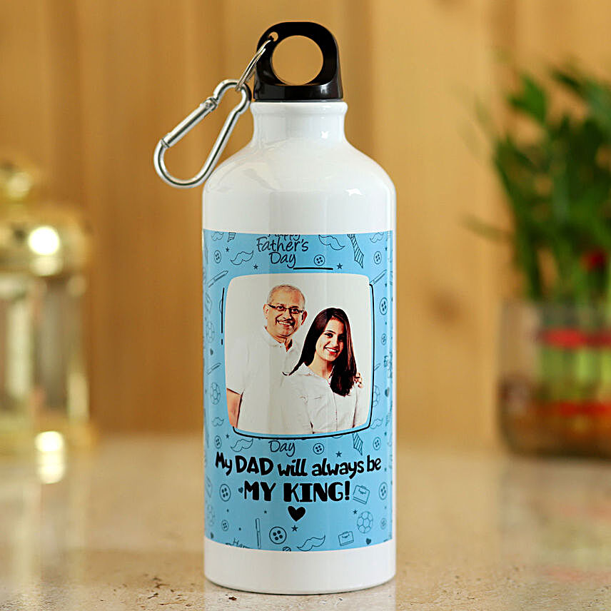 Fathers Day Greetings Personalised Bottle