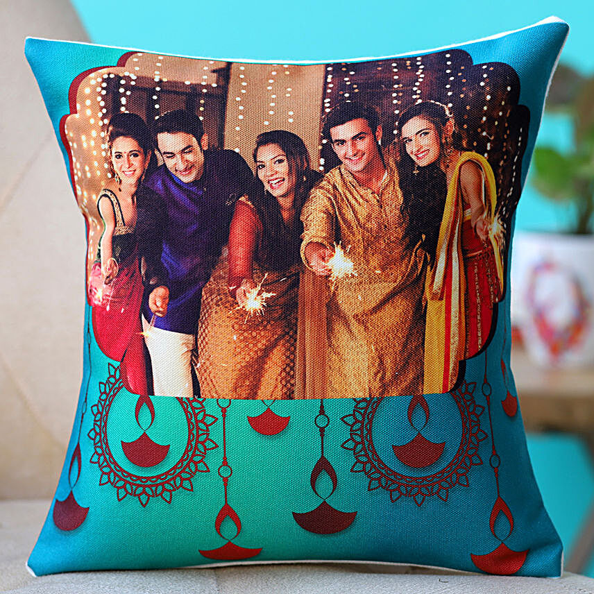 Happy Diwali Personalized Cushion