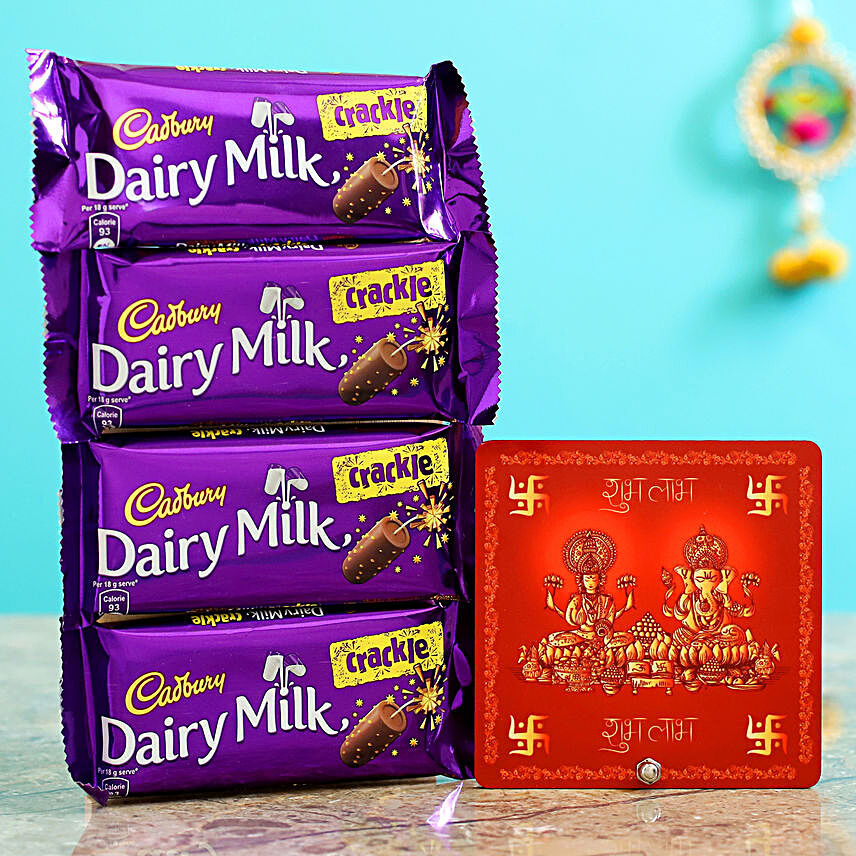 Dairy Milk Crackle & Lakshmi Ganesha Table Top