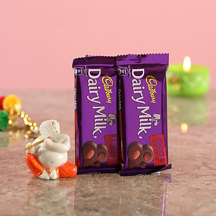 Chocolates With Ganesha Idol Combo