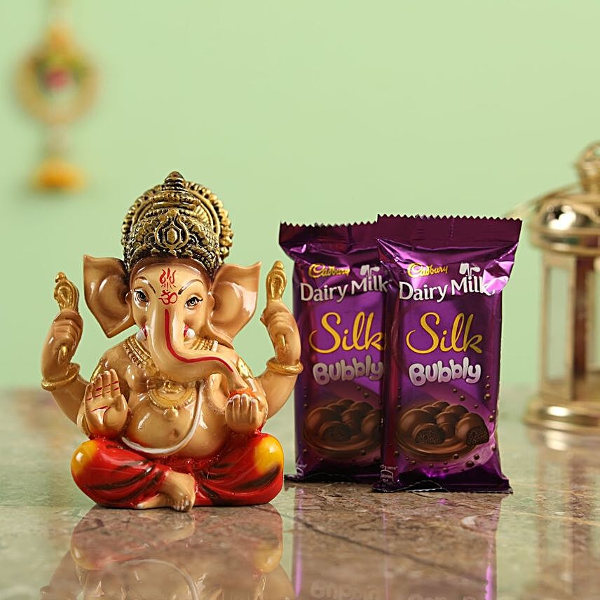 Dairy Milk Bubbly & Festive Ganesha Idol