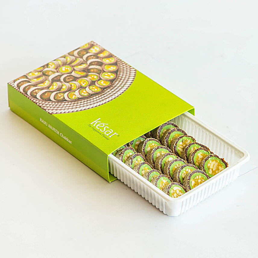 Delicious Kaju Anjeer Sweets By Kesar