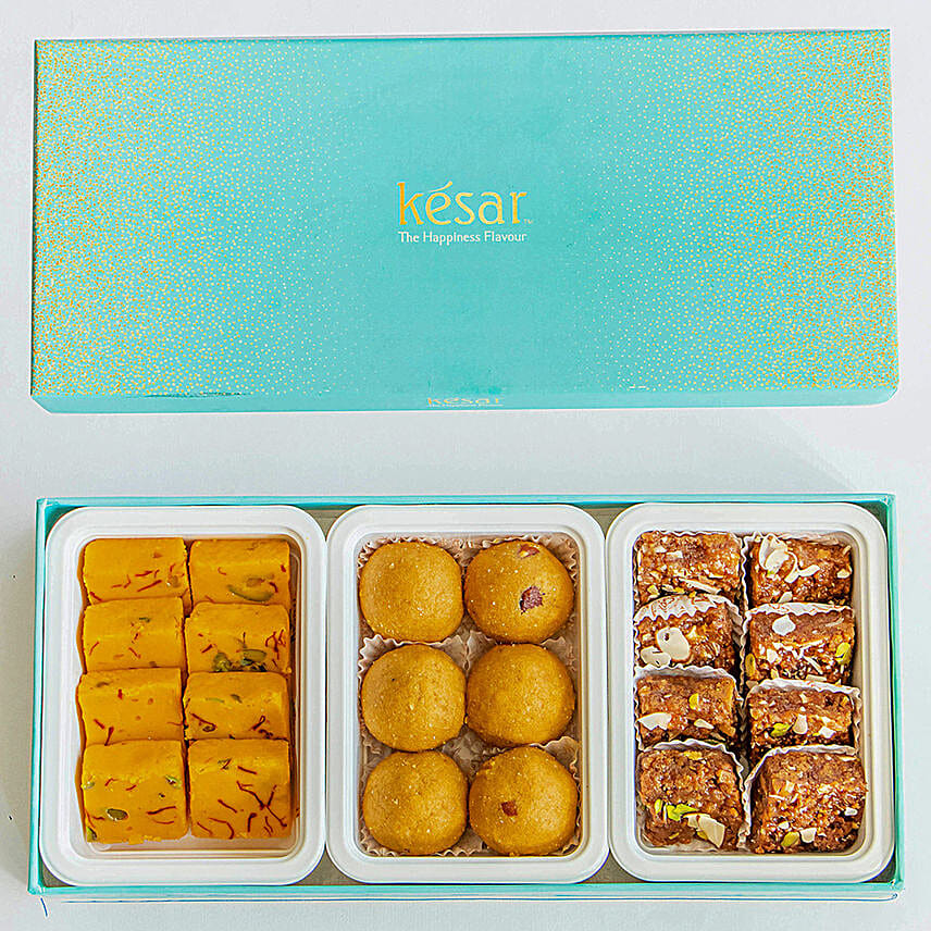 Family Time Special Mithai Box By Kesar