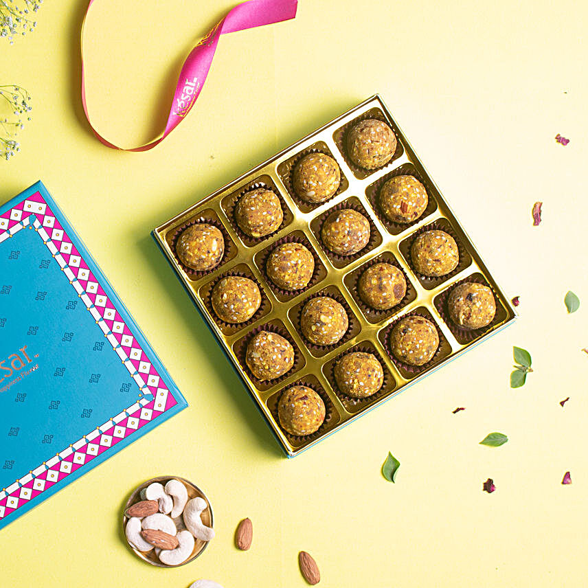 vedic laddoo with box online:Sweets for Eid