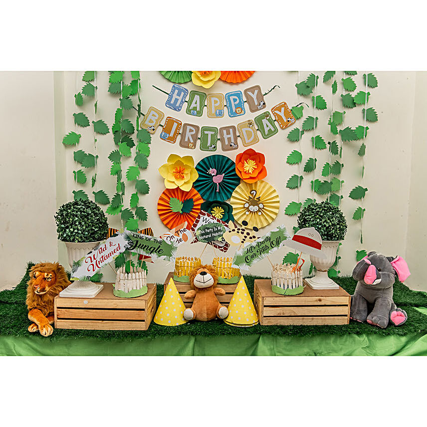Jungle Theme Birthday DIY Box