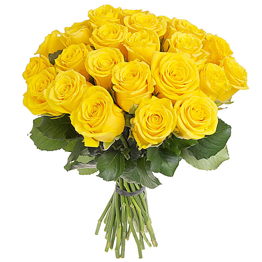 Sunshine Yellow Roses Bunch