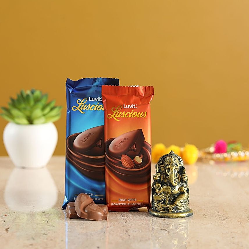 Luscious Chocolates & Katyani Ganesha Combo