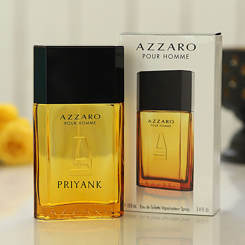 Personalised Azzaro Pour Homme Black EDT