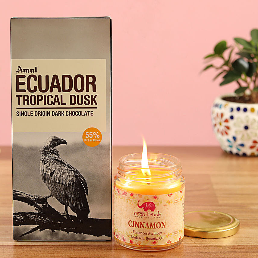 Amul Ecuador & Essential Oil Diya Combo