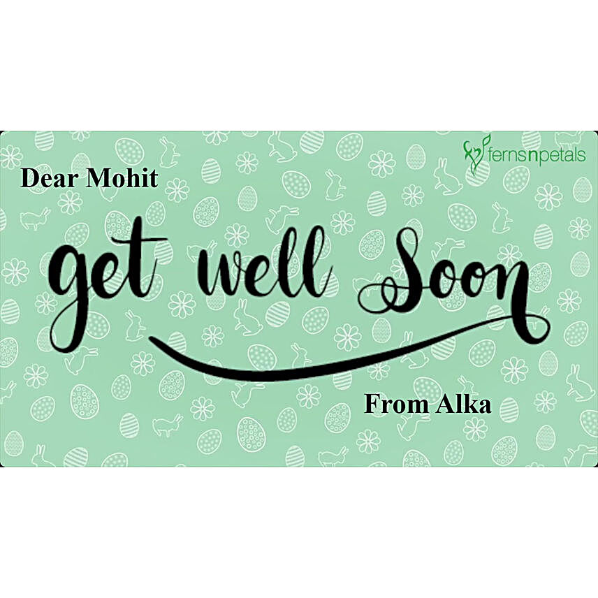 Get Well Soon Personalised Video- For Him