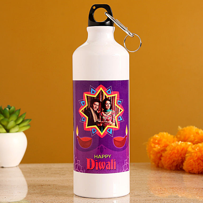 Festive Diwali Personalised Water Bottle