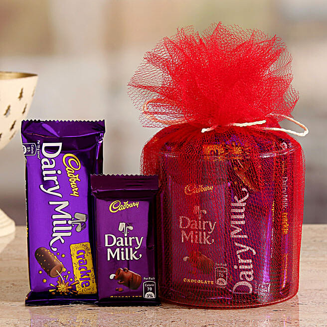Buy/Send Cadbury Crackle & Dairy Milk Gift Hamper Online FNP