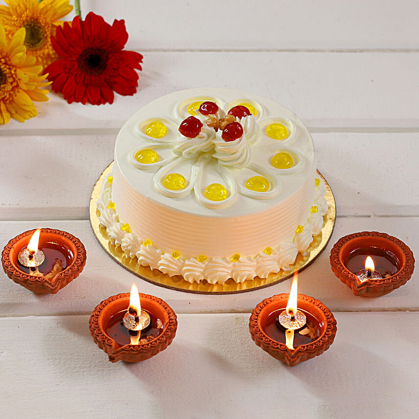 Clay Diyas Dreamy Butterscotch Cake Eggless 2 Kg