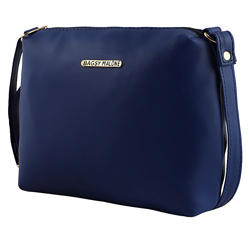 Bagsy Malone Sleek Navy Blue Sling