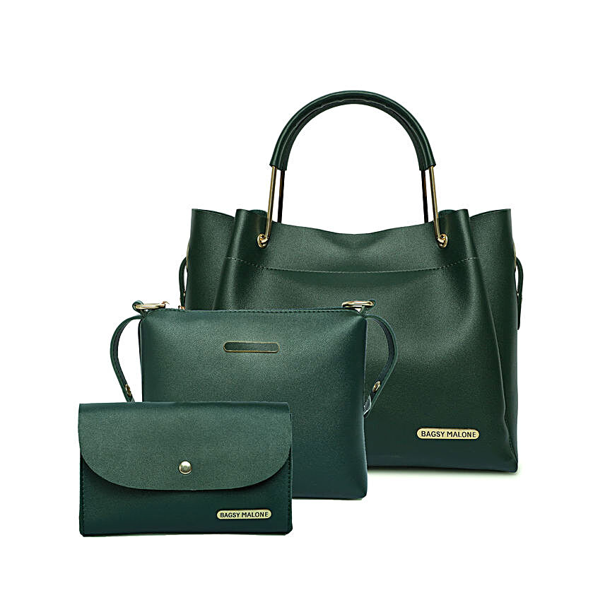 Bagsy Malone Tote Combo Bags- Green