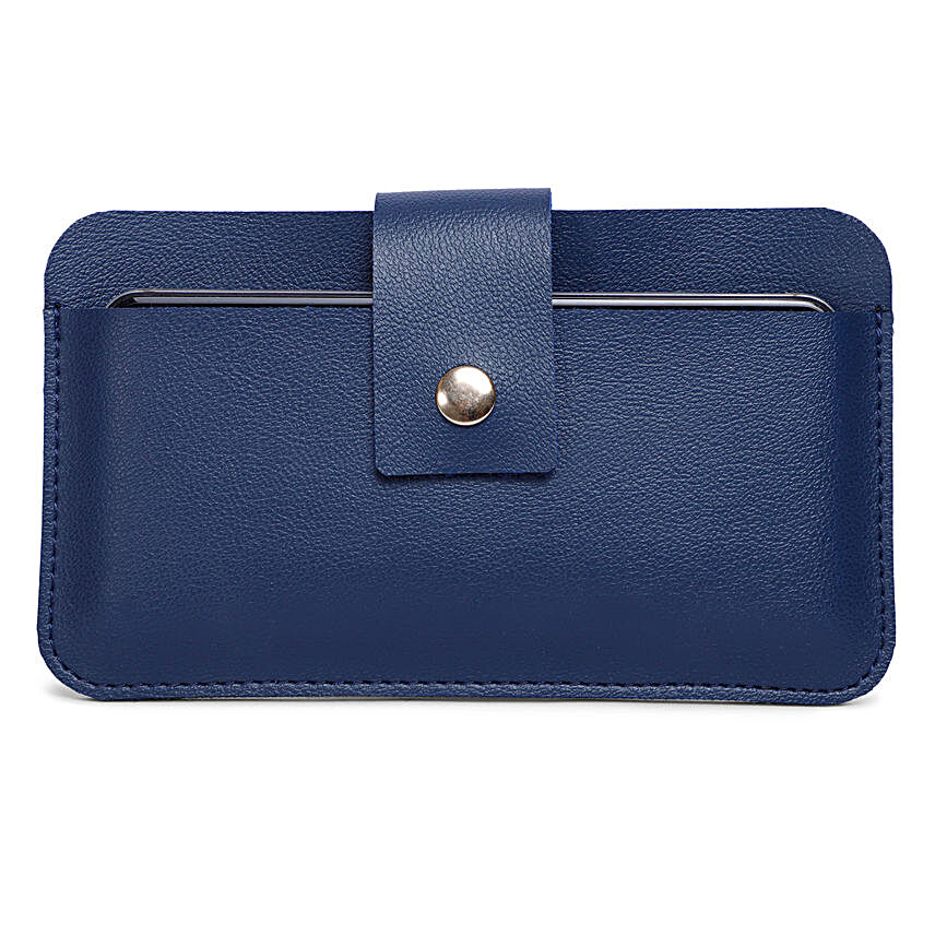 Bagsy Malone Unisex Mobile Pouch- Blue:Buy Purse