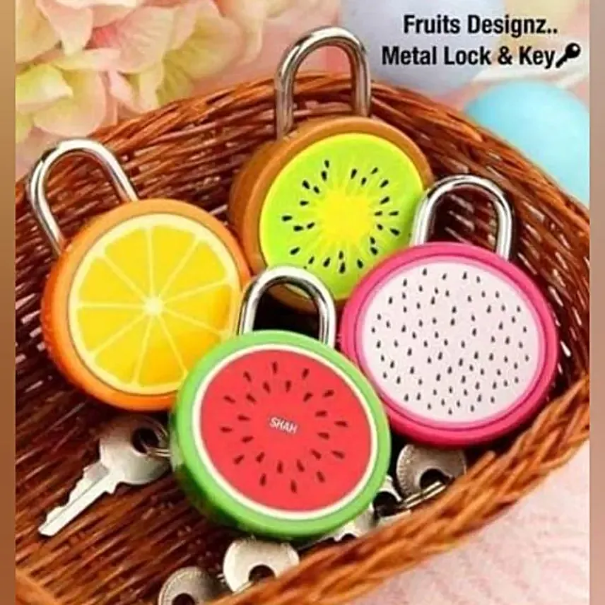 Fruit Shaped Lock And Key Set