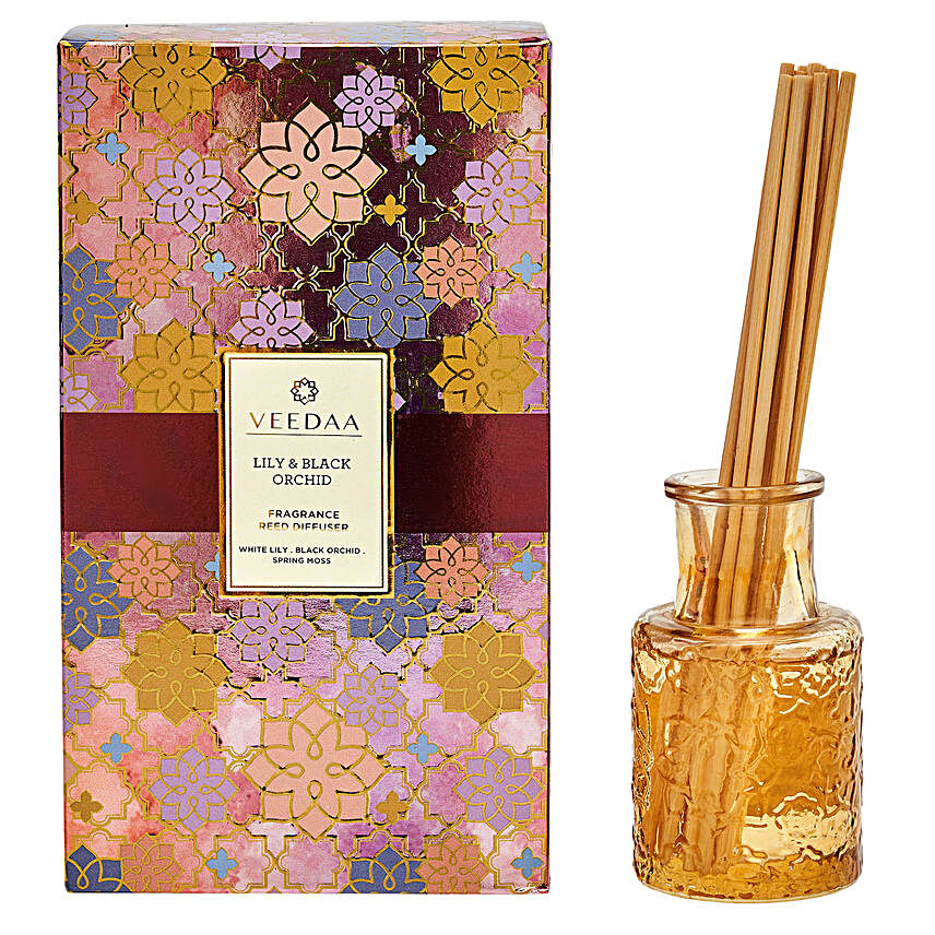 Veedaa Lily & Black Orchid Classic Reed Diffuser