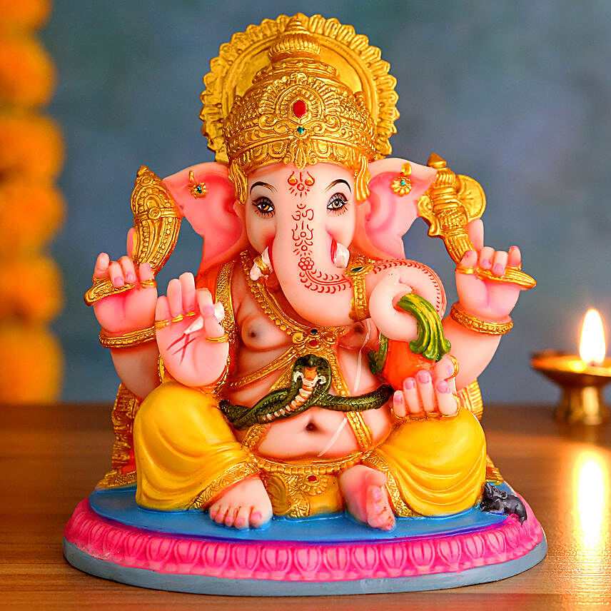 Blissful Ganesh Idol