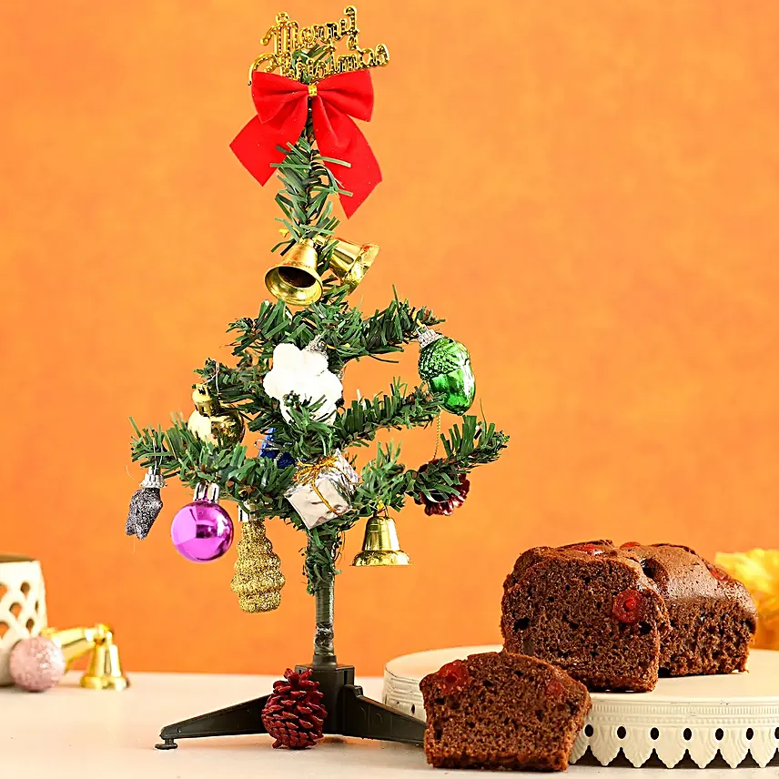 DIY Xmas Tree Choco Cherry Cake 300 Gms
