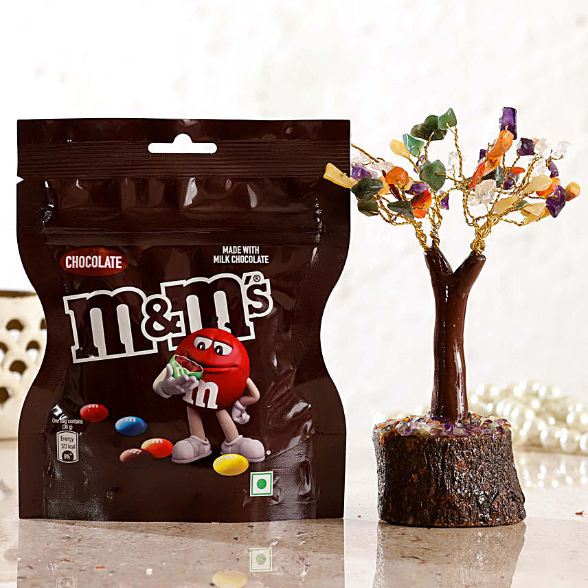 Colourful Wish Tree & Chocolate M&Ms