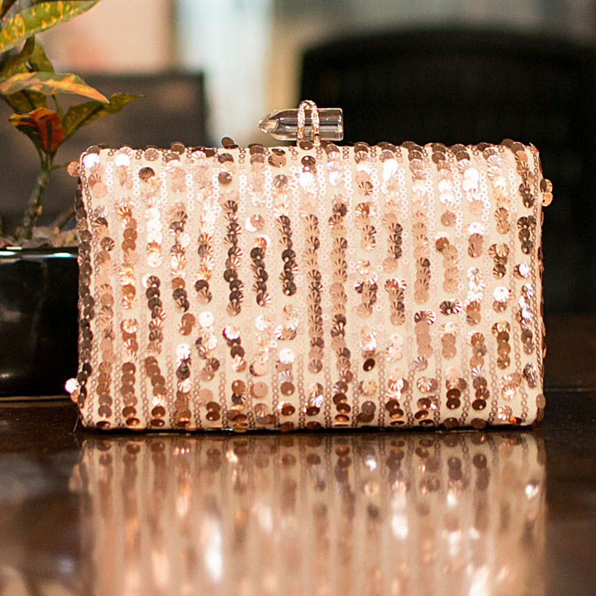 Peach clutch hot sale bag