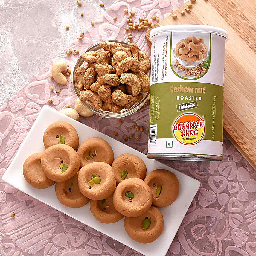 Mathura Peda & Coriander Cashews Can