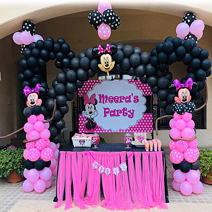 Minnie Mouse Theme Birthday Decor