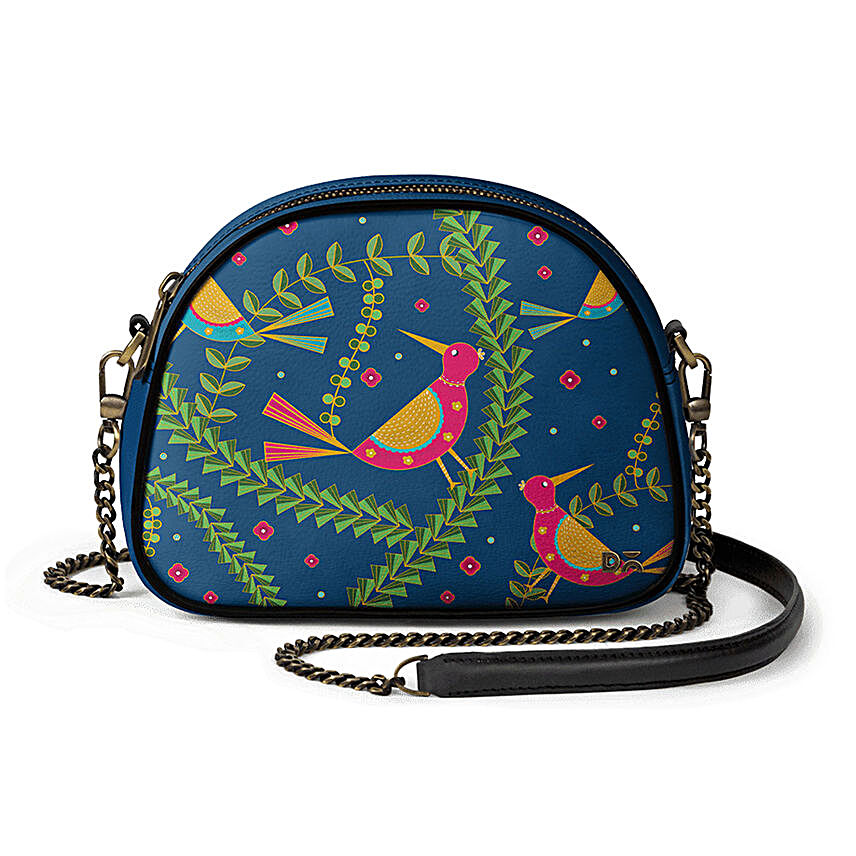 Online Teal Birds- Arch Crossbody Bag:Gifts For Friend