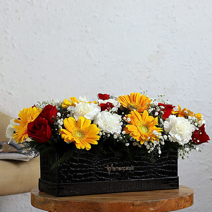 Mixed Floral Box Arrangement