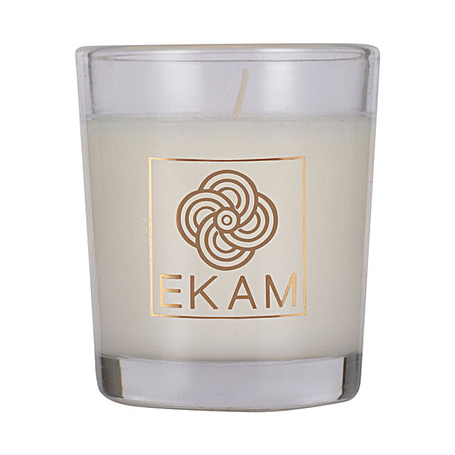 Buy/Send Ekam Fresh Cotton Scented Candle Online FNP
