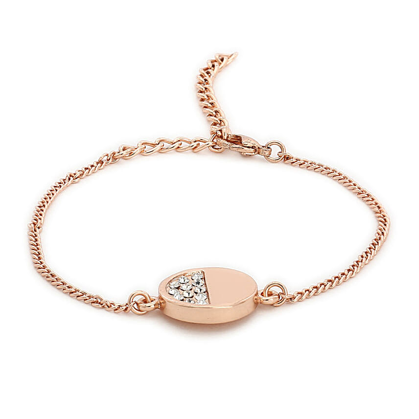 Estele Rose Gold Swarovski Bracelet