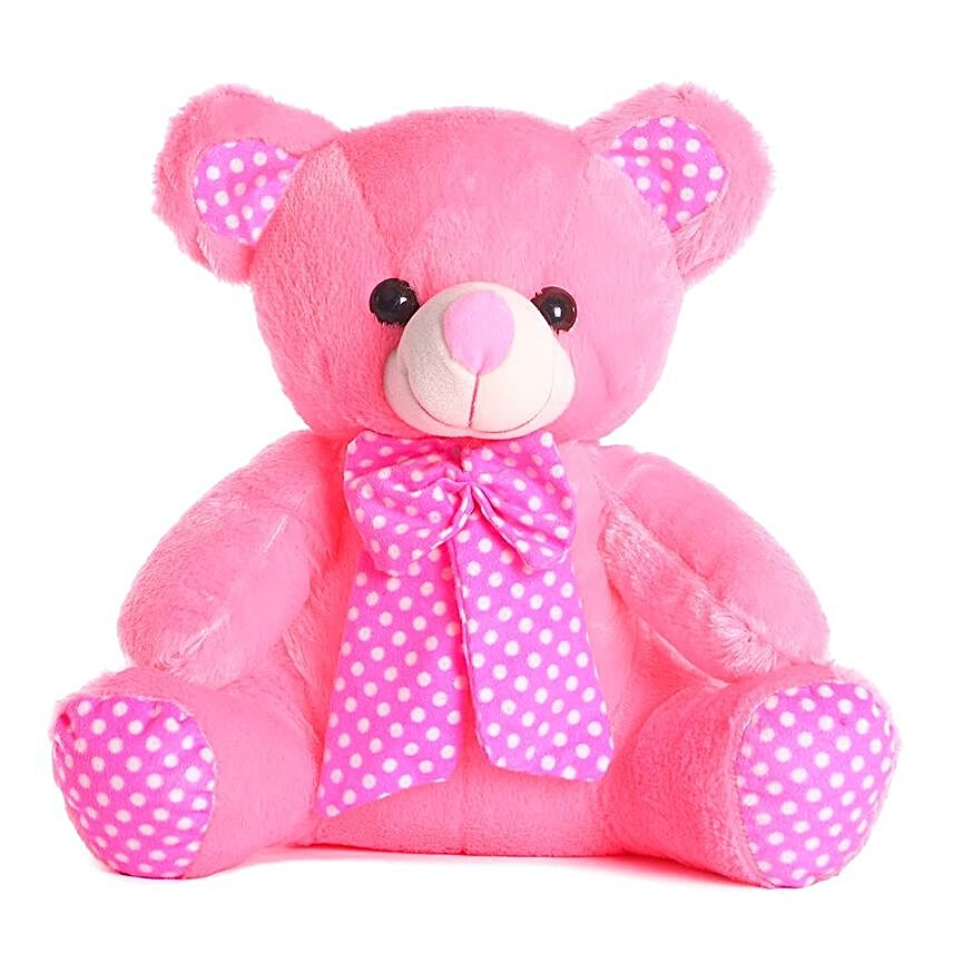 Pink Bow Teddy Bear